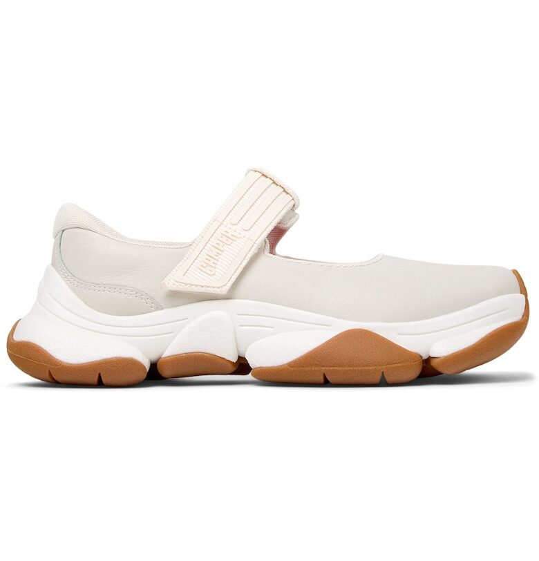 Кожени обувки Karst 2 Mary Jane - Мръснобял Camper