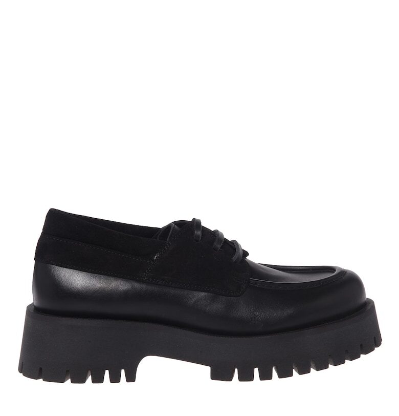 Кожени обувки - Черен Baldinini