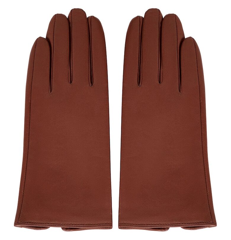 Кожени ръкавици - Тъмнокафяв Potamy