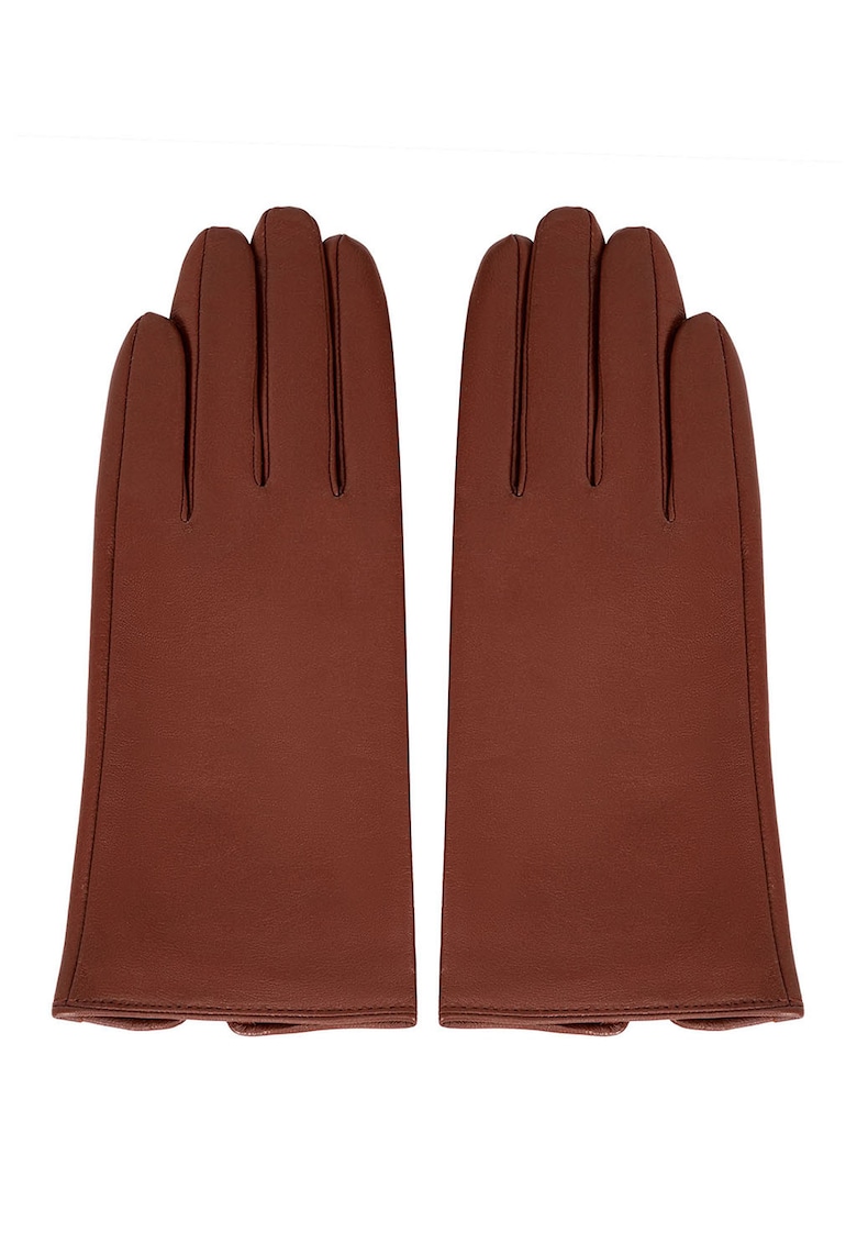 Кожени ръкавици - Тъмнокафяв Potamy