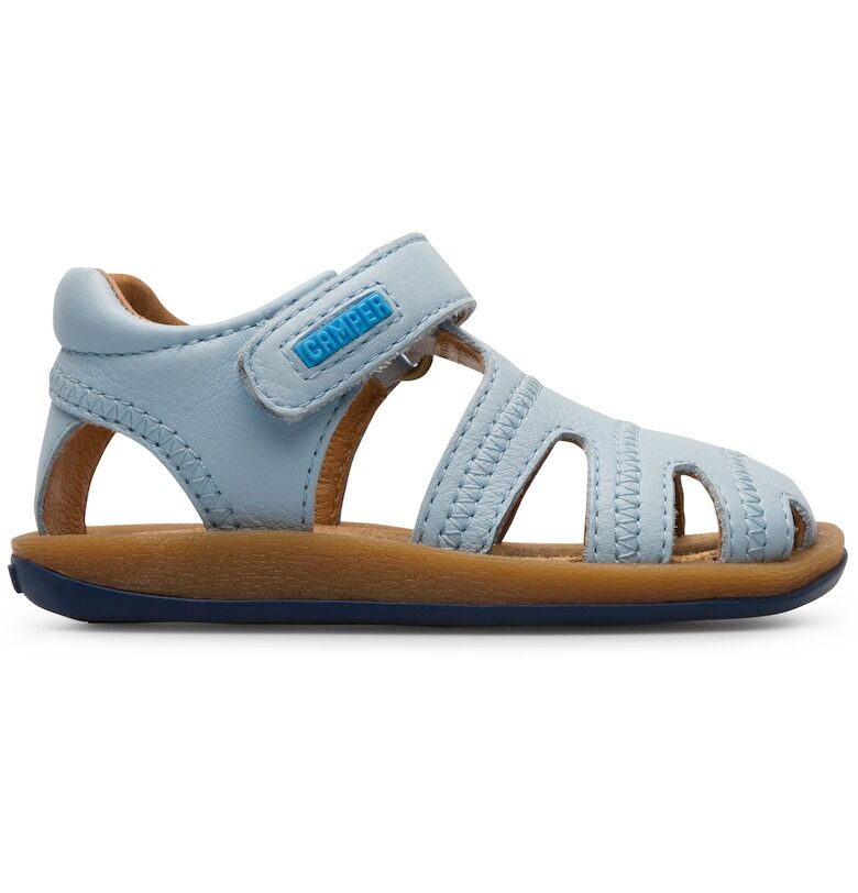 Кожени сандали Bicho Fisherman - Ледено синьо Camper