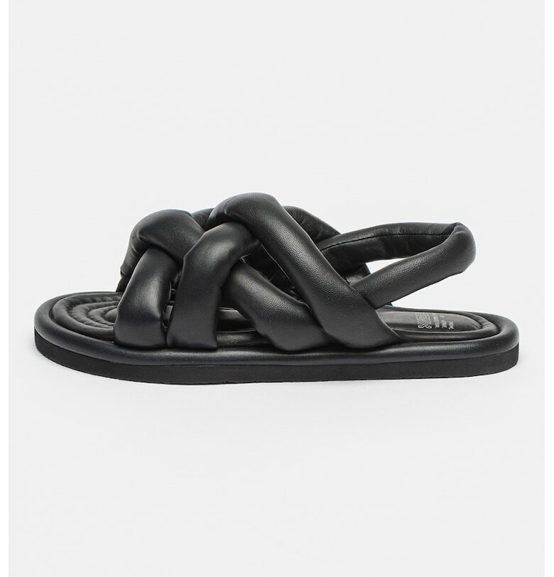 Кожени сандали Har-Perr - Черен Bronx