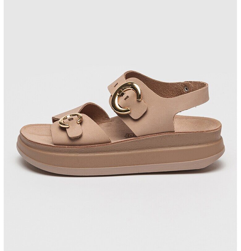 Кожени сандали Junia - Прашно розово Lumberjack