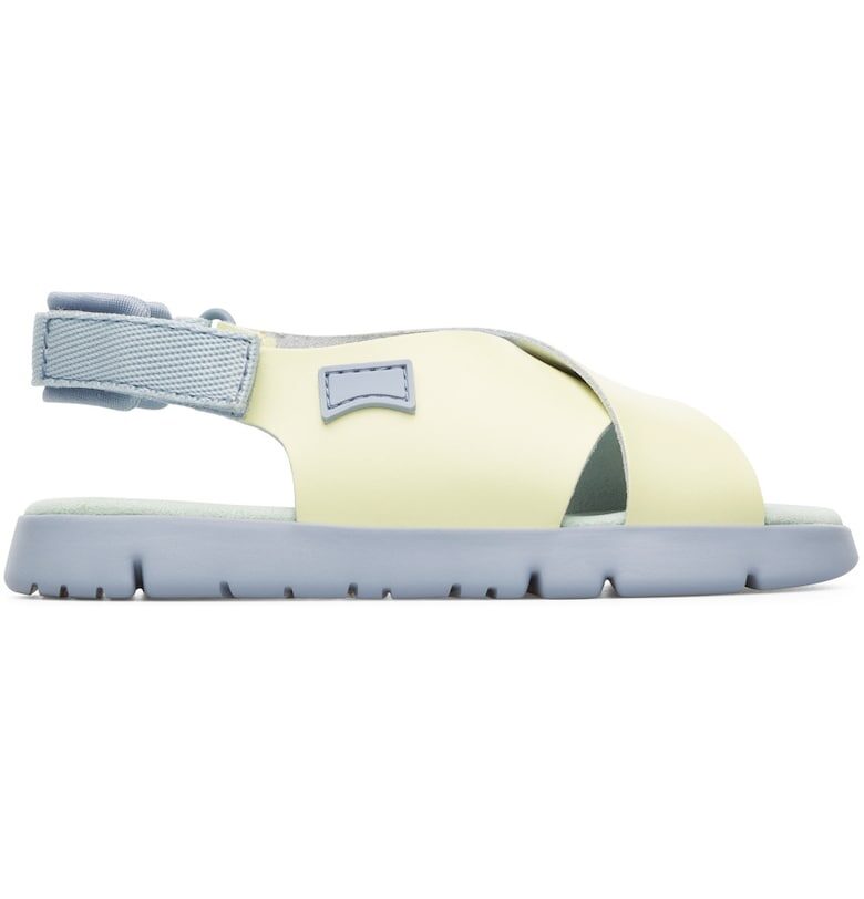 Кожени сандали Mira - Жълт Camper