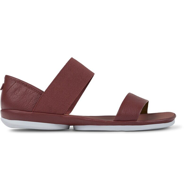 Кожени сандали Right Nina 23423 с еластична каишка - Бордо Camper