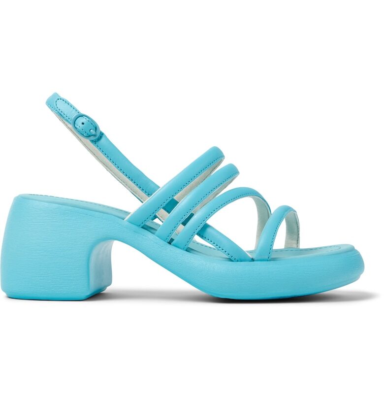 Кожени сандали Thelma - Тюркоаз Camper