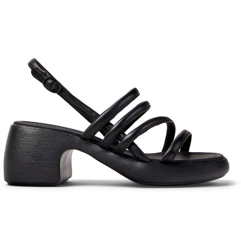 Кожени сандали Thelma - Черен Camper