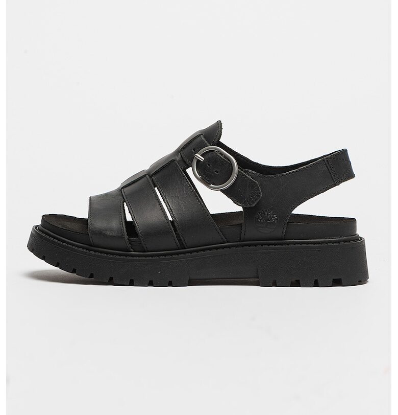 Кожени сандали с каишка с тока - Черен Timberland