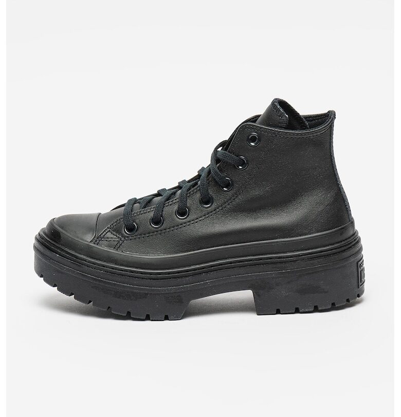 Кожени спортни обувки All Star Lugged Heel - Черен Converse