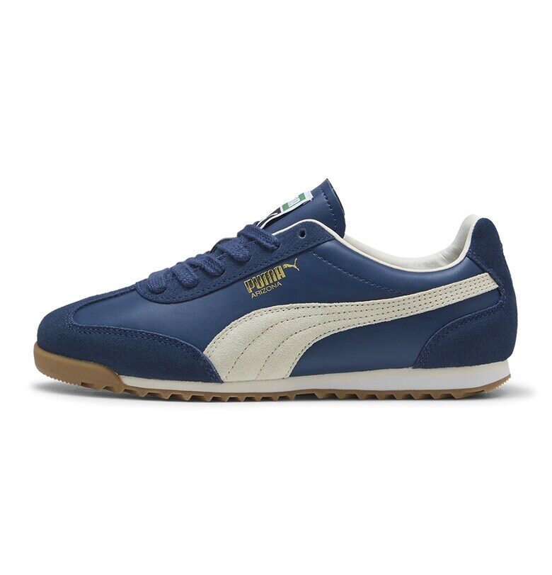 Кожени спортни обувки Arizona Retro - Слонова кост/Тъмносин Puma