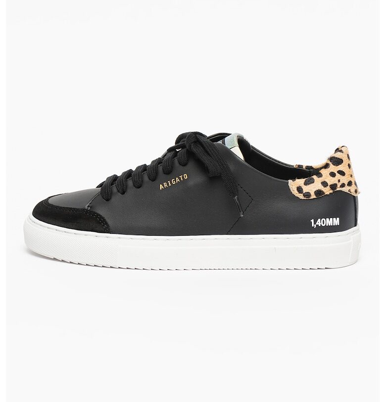 Кожени спортни обувки Clean 90 Triple - Черен/Камел Axel Arigato