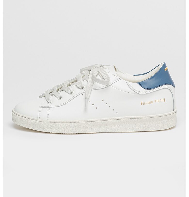Кожени спортни обувки Frame Elara с нисък профил - Тъмносин/Бял FILLING PIECES