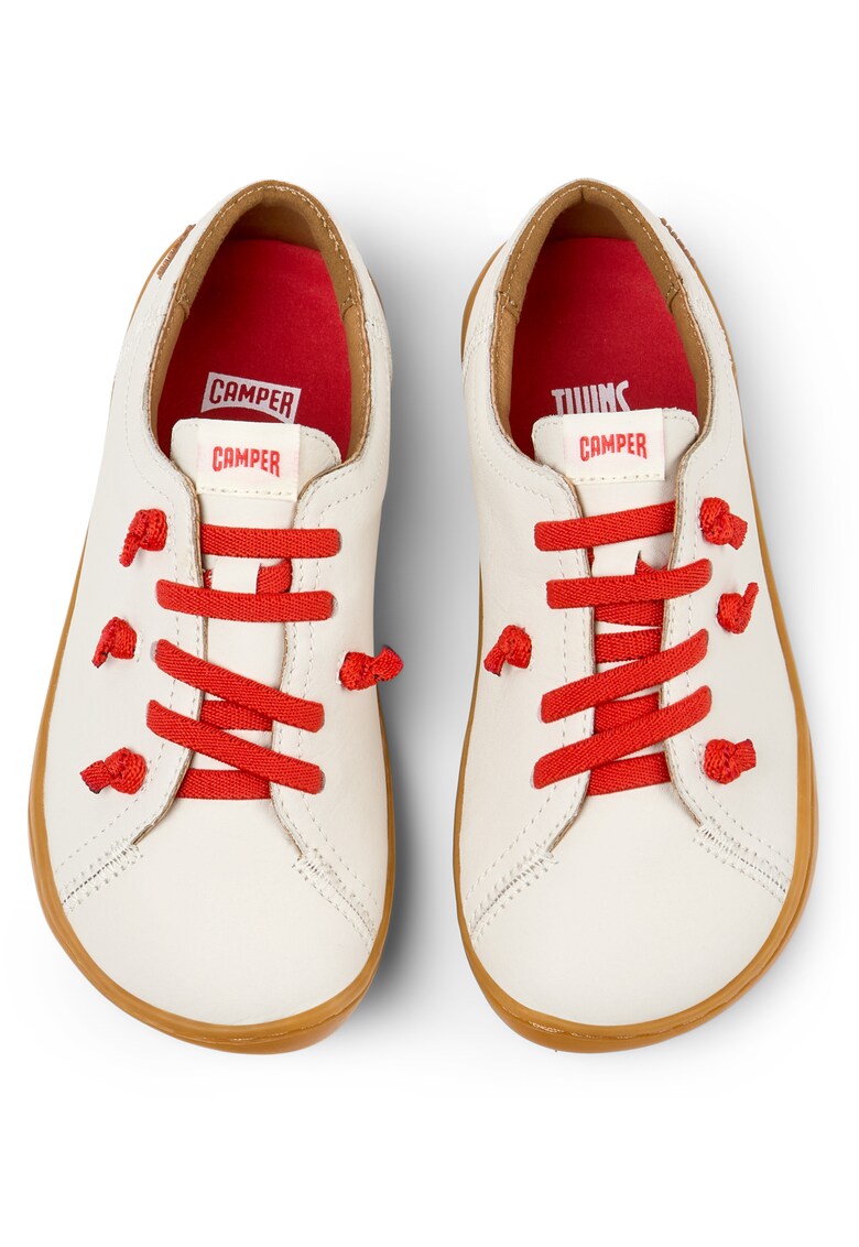 Кожени спортни обувки Peu Cami - Бял Camper