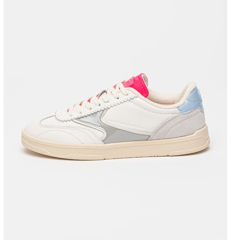 Кожени спортни обувки - Бял/Сив Scotch  Soda