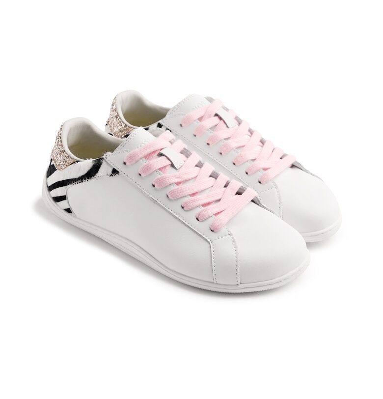 Кожени спортни обувки под глезена - Черен/Бял Gioseppo