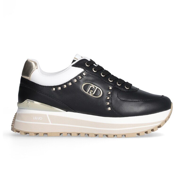 Кожени спортни обувки с капси - Черен Liu Jo