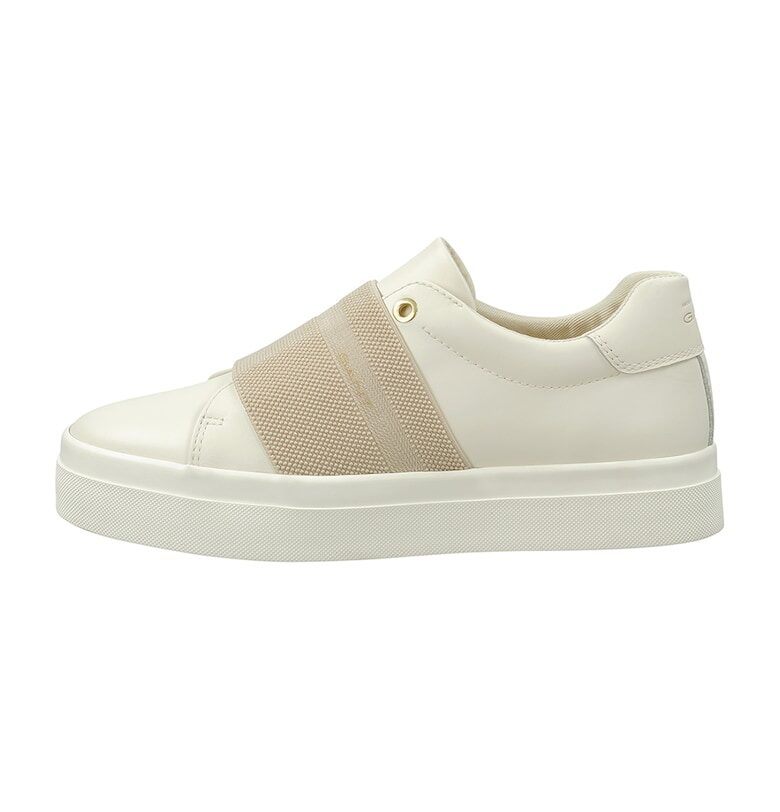 Кожени спортни обувки с текстил - Крем Gant