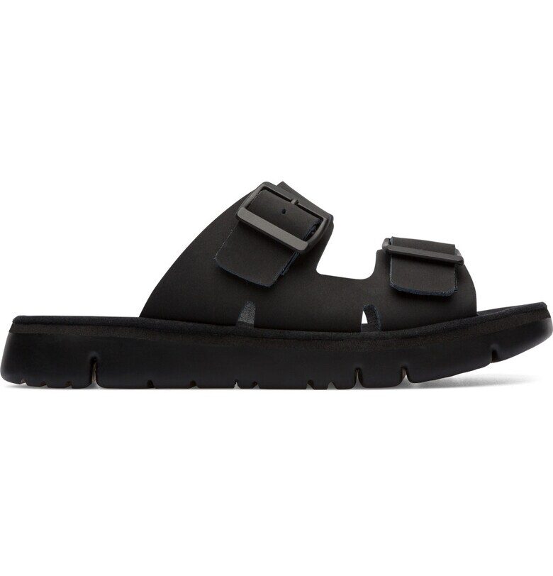 Кожени чехли Oruga с токи - Черен Camper