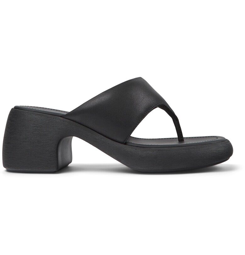 Кожени чехли Thelma - Черен Camper