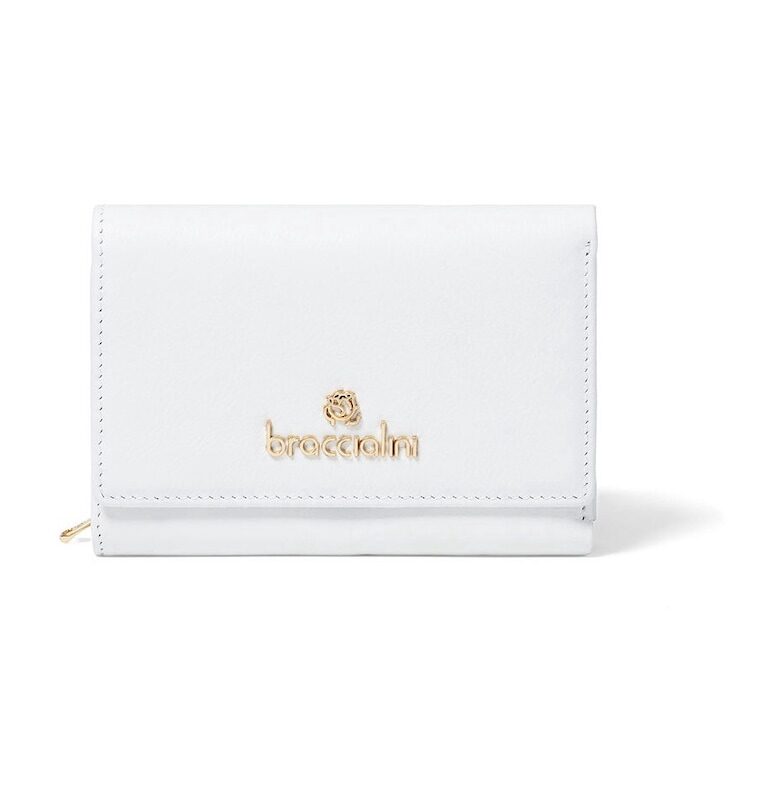 Кожено портмоне 209887 - Бял BRACCIALINI