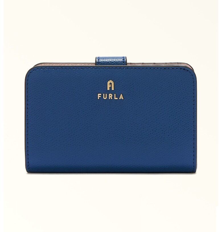 Кожено портмоне Camelia с лого Furla