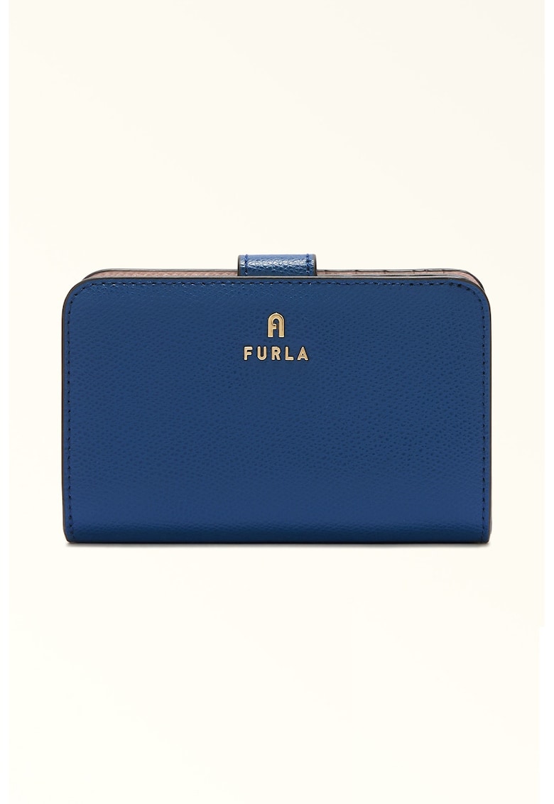 Кожено портмоне Camelia с лого Furla