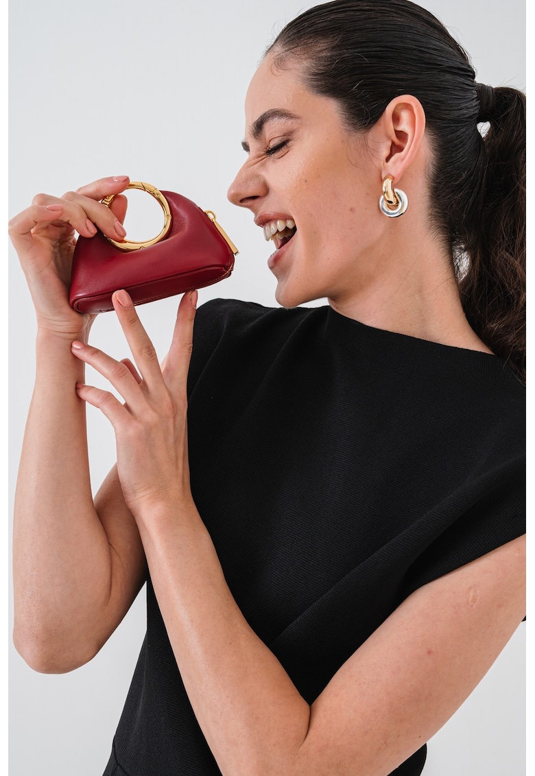 Кожено портмоне The Callino - Бордо JACQUEMUS