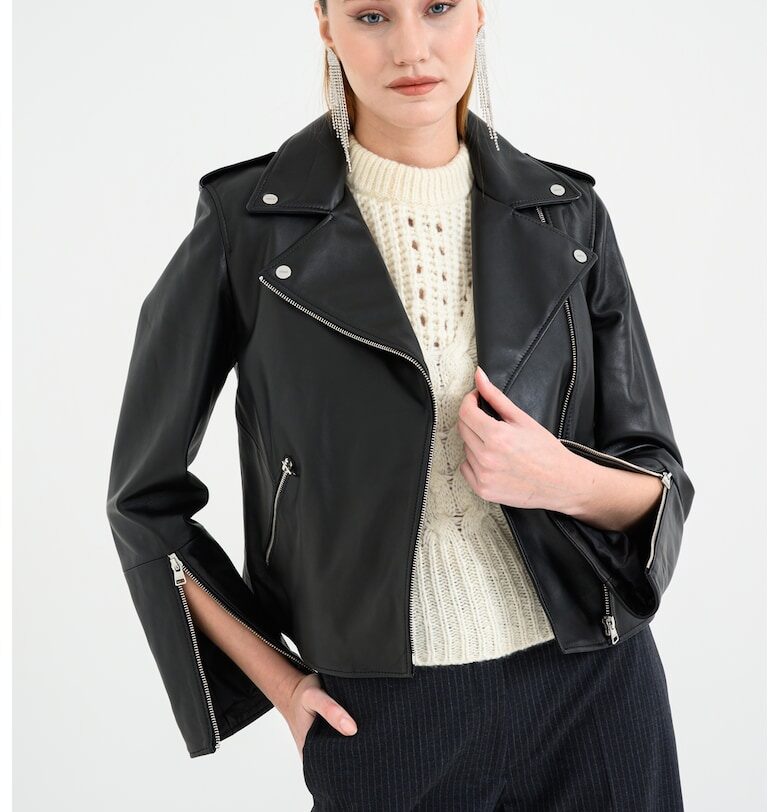 Кожено яке Lujana - Черен HUGO