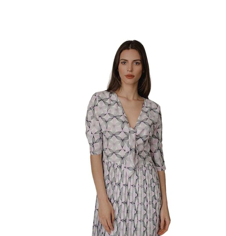 Коктейлна рокля 5902194 - Ленитиф - Полиестер/Еластан - Многоцветна Lenitif