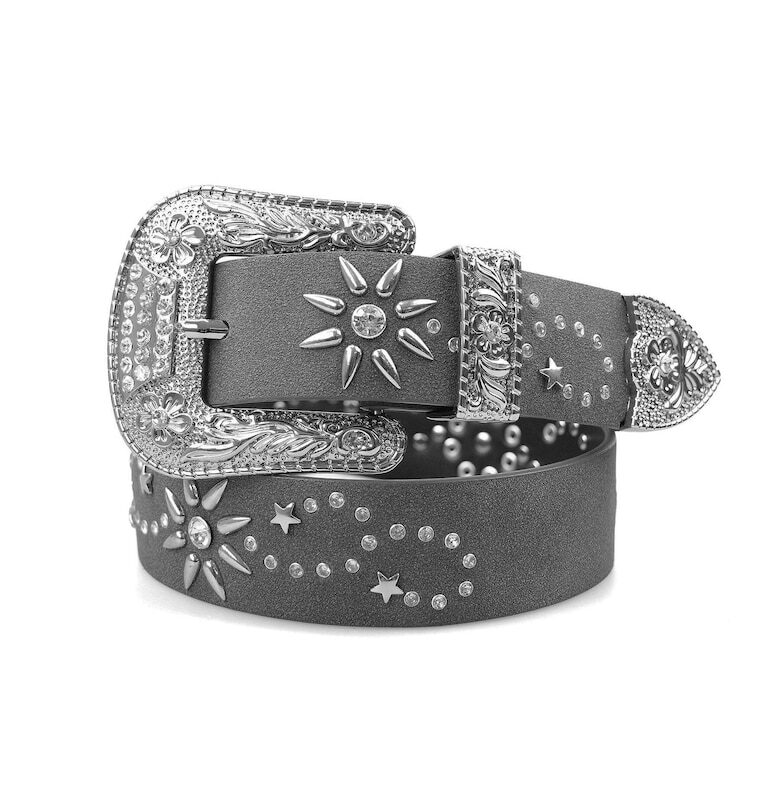 Колан от еко кожа с декоративни камъни AVANT-GARDE PARIS