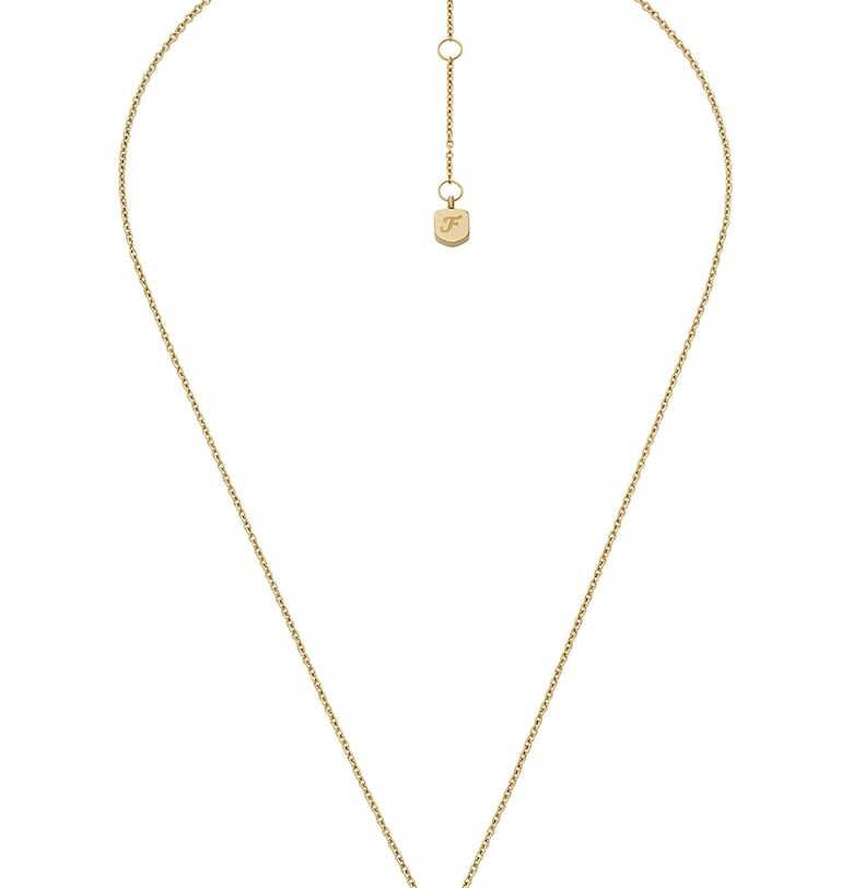 Колие от неръждаема стомана и обеци - 3 части Fossil