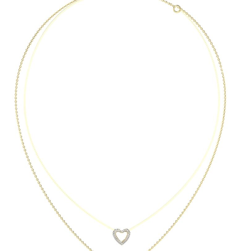 Колие с висулки - Златист GUESS