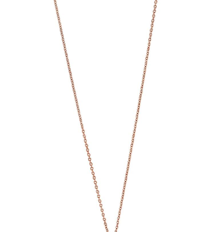 Колие с висулки с циркони - Бронз Emporio Armani