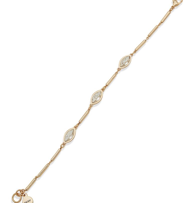 Колие с кристали - Златист DKNY