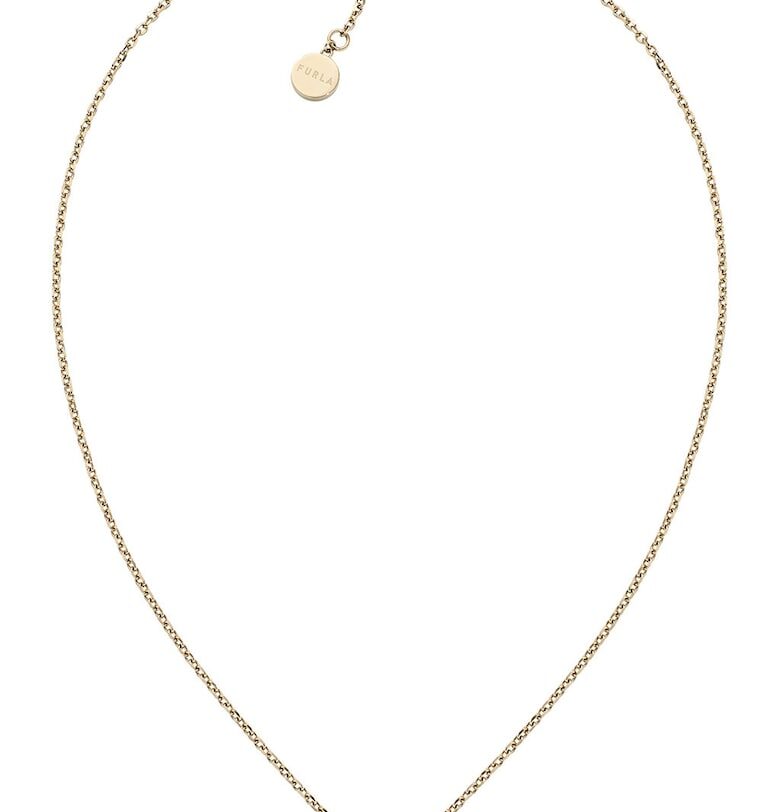 Колие с позлата от 14К и висулка - Златист Furla