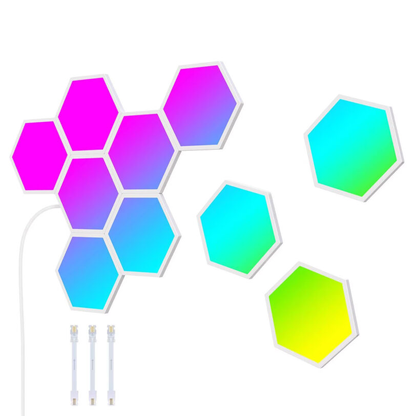 Комплект 10 бр Smart LED панели Govee Glide Hexa RGBIC H6061