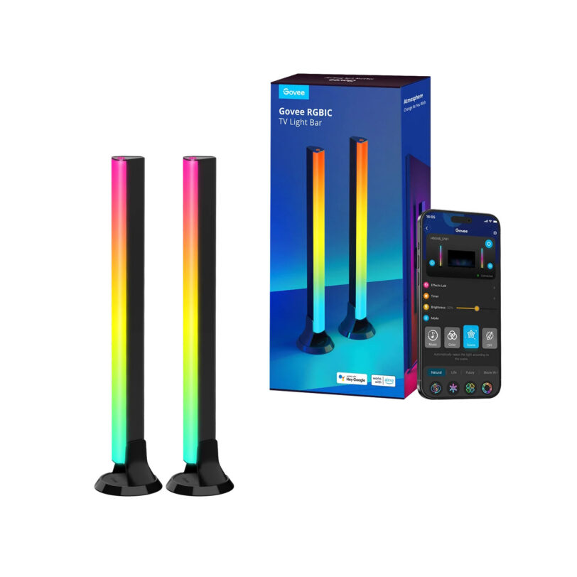 Комплект 2 Smart LED лампи за телевизор Govee H6046 RGBIC