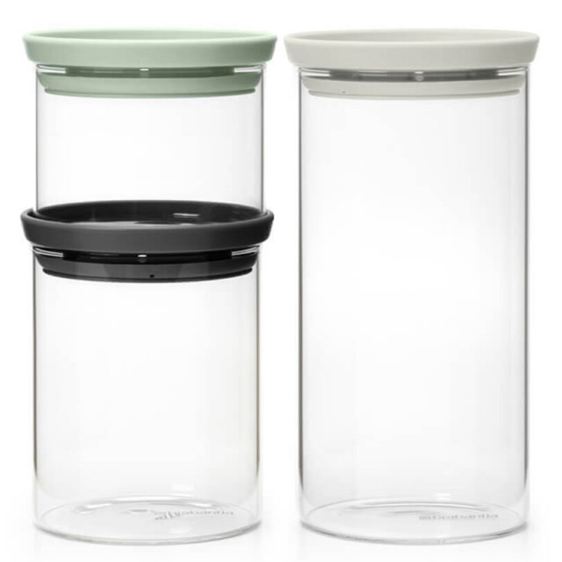 Комплект 3 бр бурканчета Brabantia Stackable 1005602