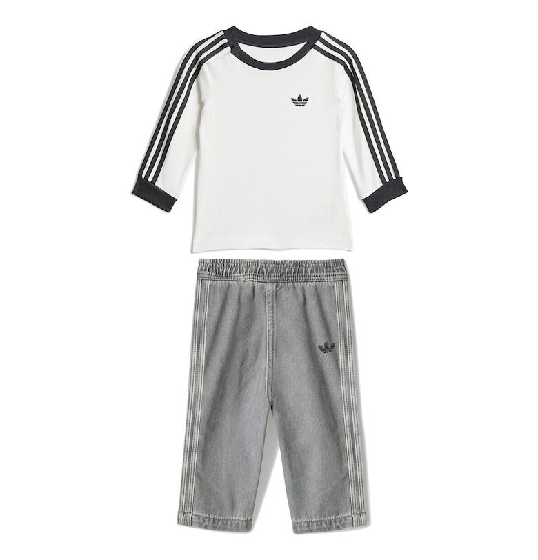 Комплект Блуза и панталони с щамповано лого - 62-68 СМ adidas