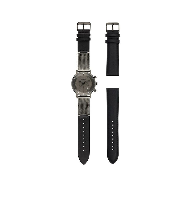 Комплект дамски часовник/резервна каишка -  неръждаема стомана Breil