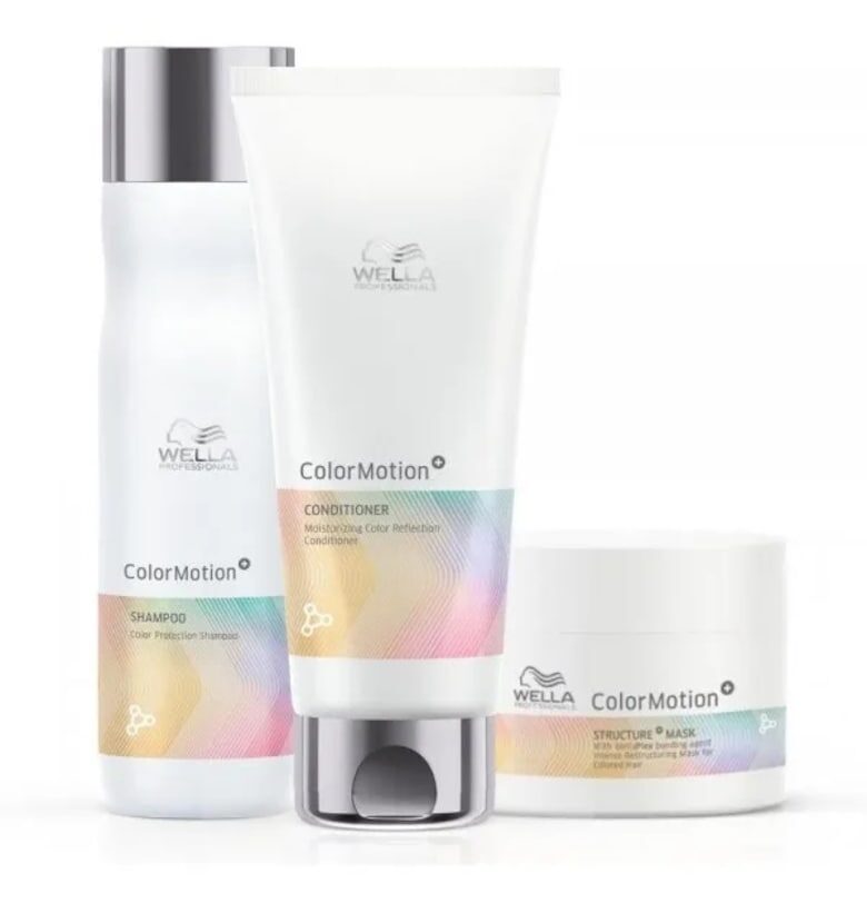 Комплект за боядисана коса  ColorMotion - Шампоан 250 мл - Балсам 200 мл - Маска 150 мл Wella Professionals
