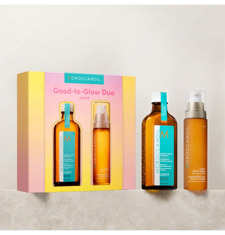 Комплект за коса и тяло  Good To Glow Duo - Light Moroccanoil