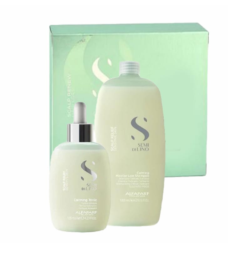 Комплект за чувствителен скалп  Calming - Шампоан 1000 мл - Тоник 125 мл Alfaparf Milano