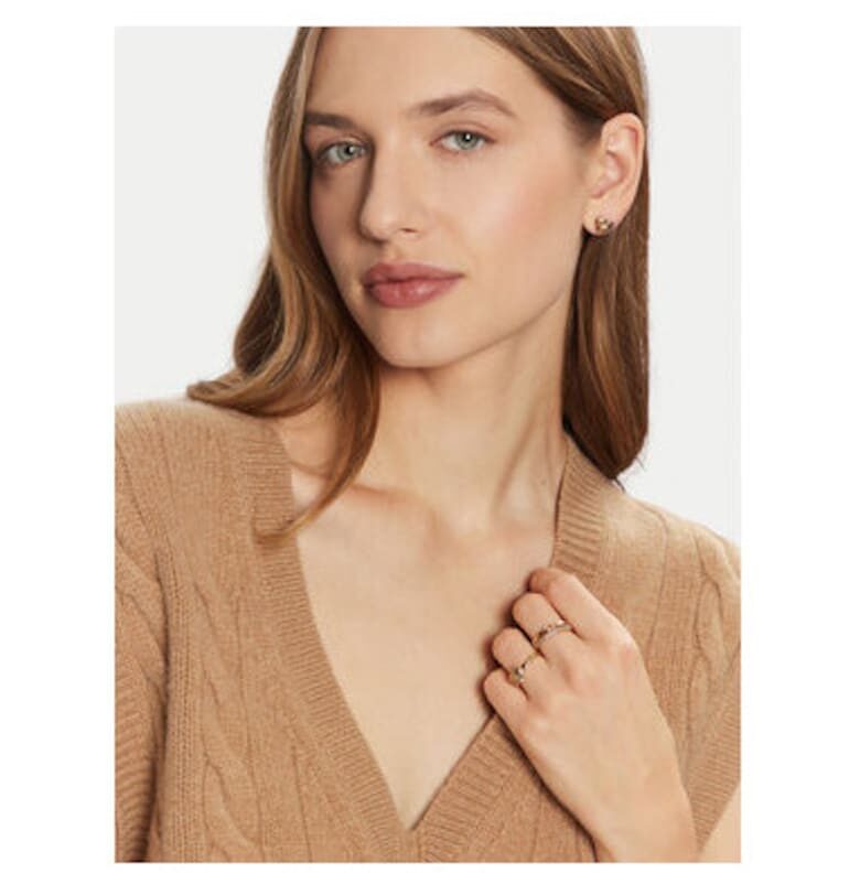 Комплект от 2 дамски пръстена  37460424 - синтетични - 7 EU - златисти Coach