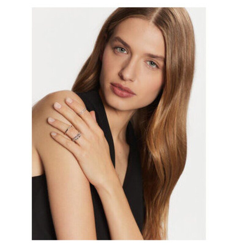 Комплект от 3 дамски пръстена  37506210 - синтетични - сребърни Coach