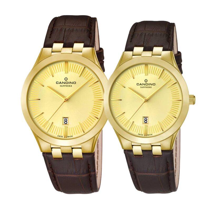 Комплект часовници за двойки Candino C4542/2-C4546/2 - Подарък