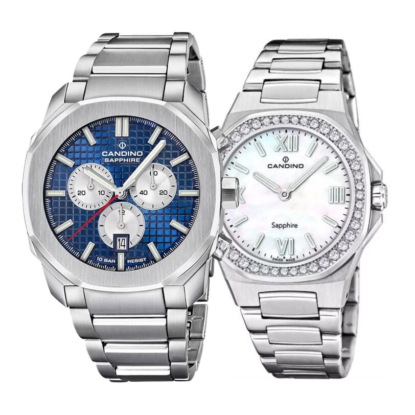 Комплект часовници за двойки Candino C4746/1-C4753/1 - Подарък