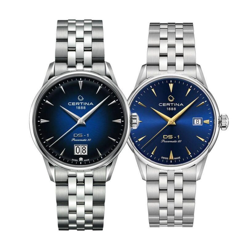Комплект часовници за двойки Certina DS-1 C029.426.11.041.00-C029.207.11.041.00 - Подарък