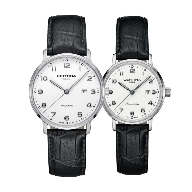 Комплект часовници за двойки Certina DS Caimano C035.410.16.012.00-C035.210.16.012.00 - Подарък