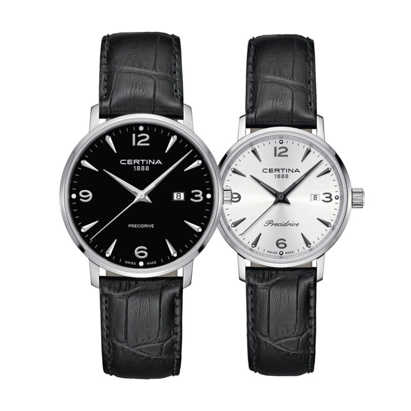 Комплект часовници за двойки Certina DS Caimano C035.410.16.057.00-C035.210.16.037.00 - Подарък